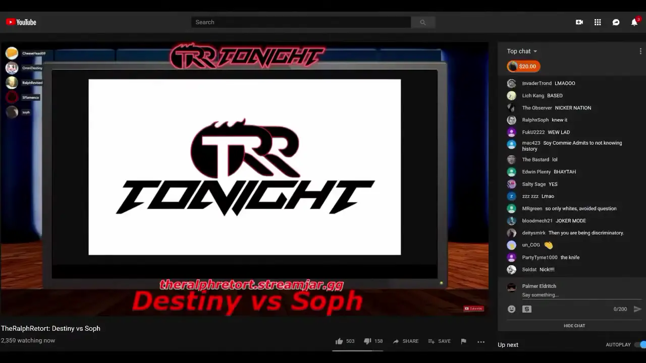 Trainwrecks TV Post-Debate Stream on The Ralph Retort