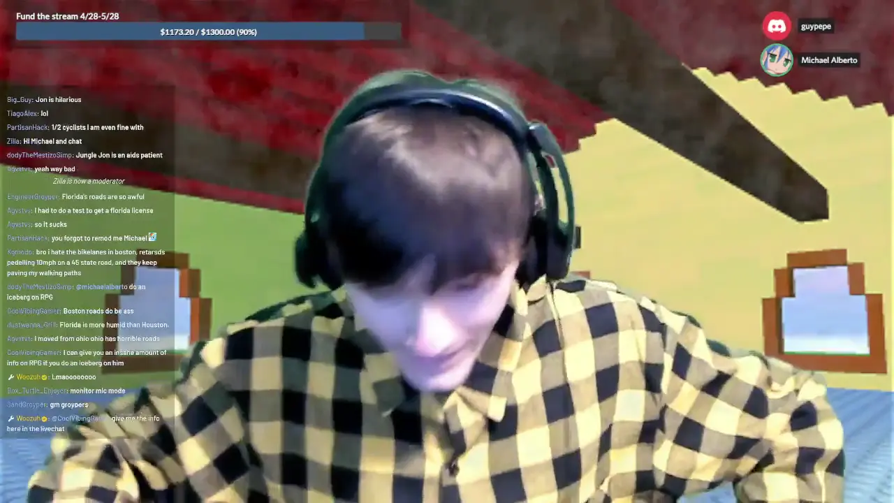 Nick on Michael Alberto's Stream