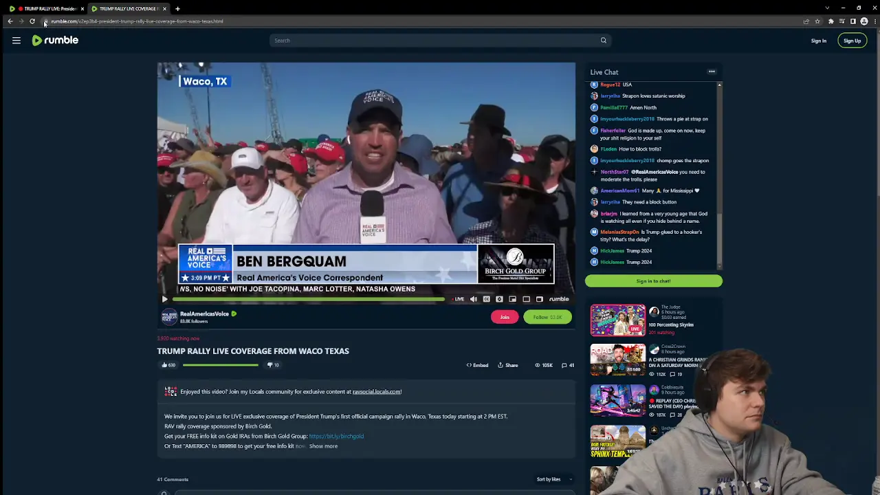 TRUMP RALLY LIVE
