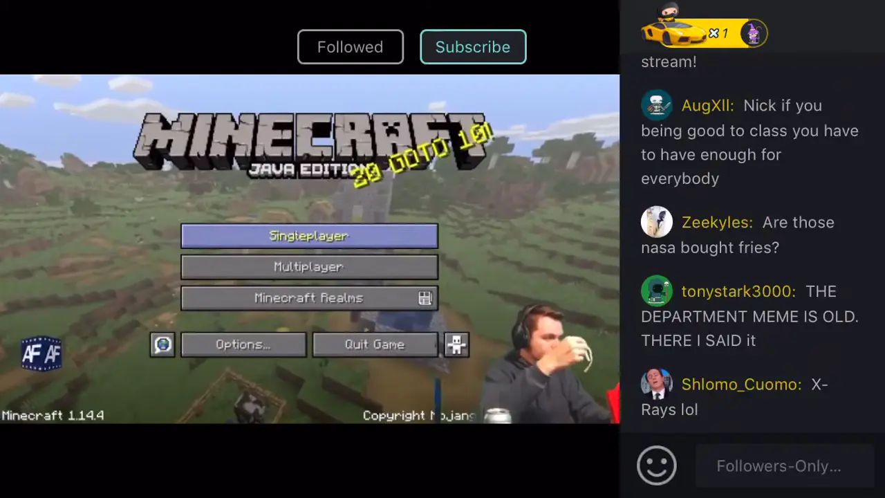 Nick Fuentes Gamer Dlive Stream (With Chat)